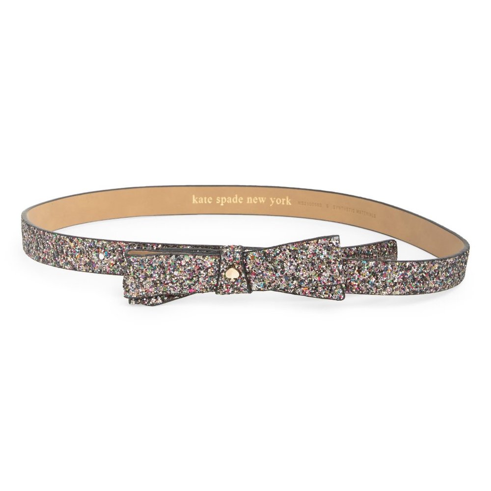 Kate Spade New York Glitter Bow Belt